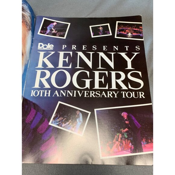 Kenny Rogers 10th Anniversary Tour Program 1987 Dole Presents Special Guest Edit - Picture 3 of 8